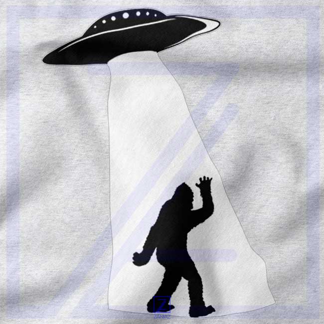 UFO Aliens Bigfoot closeup Sweatshirt - Buy Area 51 Graphic
