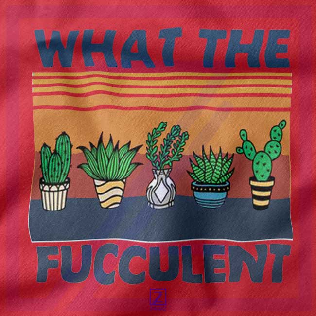 What The Fucculent closeup Sweatshirt - Funny Cactus