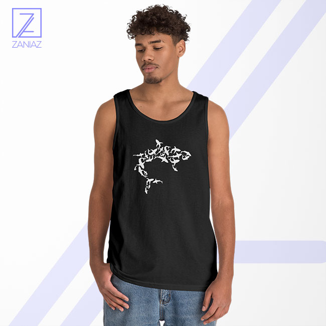White Shark Lover Tank Top - Cheap Animal