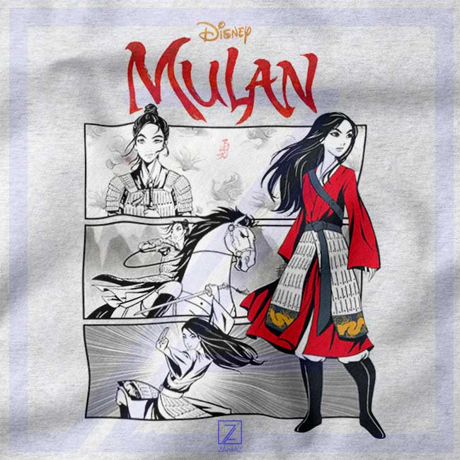 Womens Mulan closeup Tshirt - Disney Pictures
