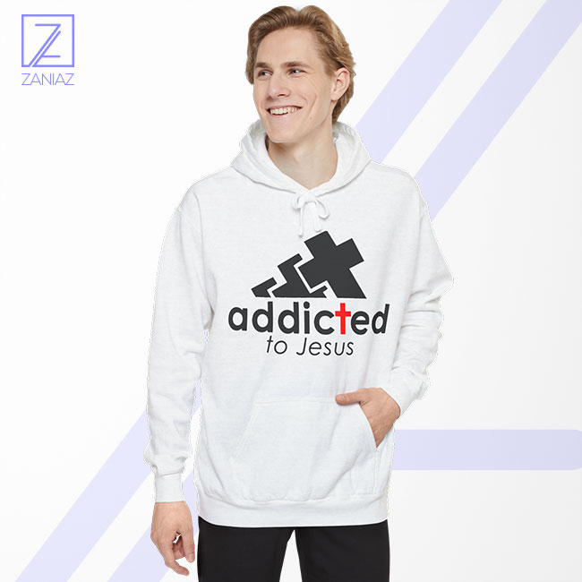 Addicted To Jesus Hoodie - Adidas Parody Christmas