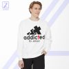 Addicted To Jesus Sweatshirt - Adidas Parody Christmas