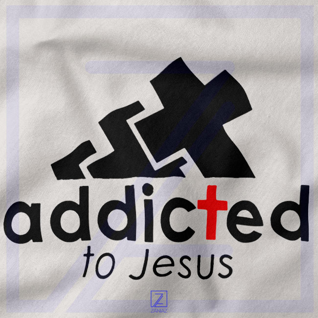 Addicted To Jesus closeup Tank Top - Adidas Parody Christmas