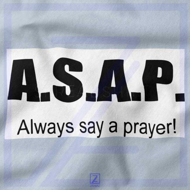 Always Say A Prayer closeup Tank Top - Funny Christian