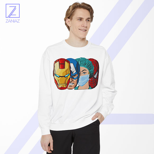 Buy Female Nurse Heroes Sweatshirt - Nurses Marvel Characters