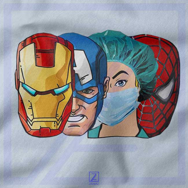 Buy Female Nurse Heroes closeup Sweatshirt - Nurses Marvel Characters