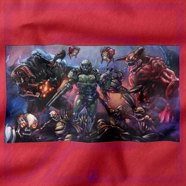 Doom 2016 Poster closeup Sweatshirt - Bets Gaming