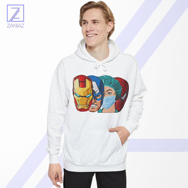 Female Nurse Heroes Hoodie - Nurses Marvel Characters