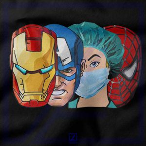 Female Nurse Heroes closeup Tank Top - Nurses Marvel Characters
