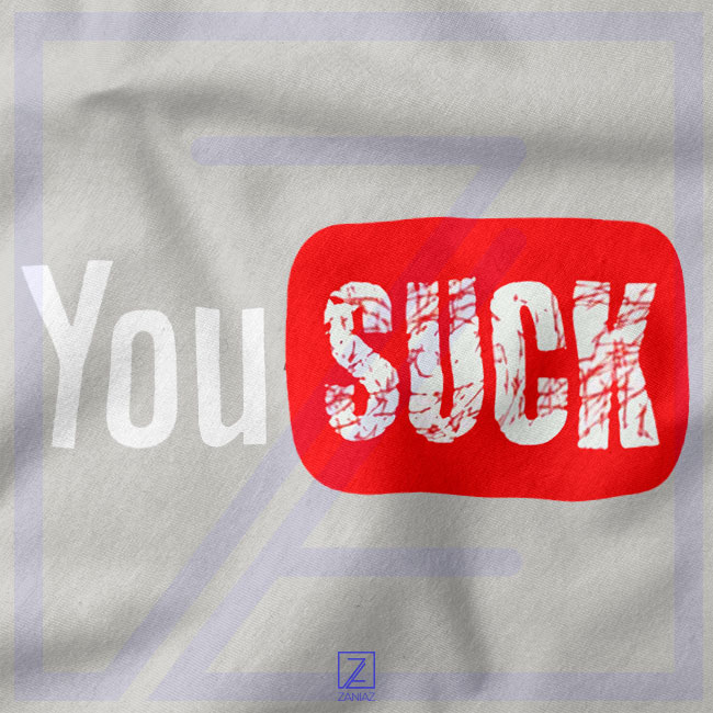 Funny Saying You Suck closeup Hoodie - Youtube Meme