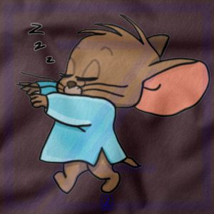 Jerry Sleepwalking closeup Hoodie - American Animated