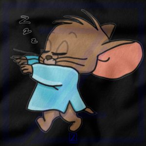 Jerry Sleepwalking closeup Tank Top - American Animated