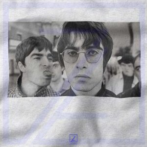 Liam and Noel Gallagher closeup Sweatshirt - Oasis Band