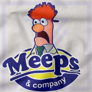 Meeps and Company closeup Tshirt - Beaker Muppet