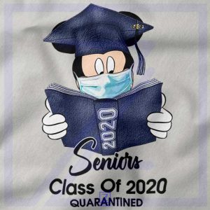Mickey Seniors Class Of 2020 closeup Hoodie - Disney Quarantine