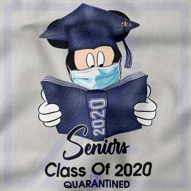 Mickey Seniors Class Of 2020 closeup Hoodie - Disney Quarantine