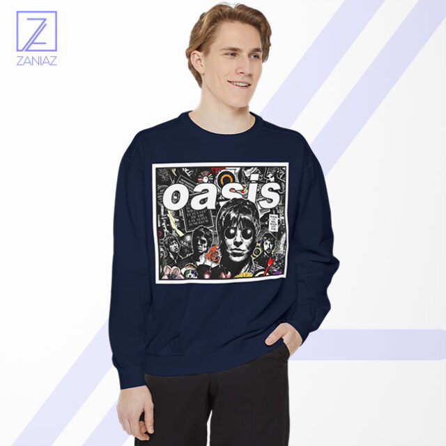 Oasis Band Collage Sweatshirt