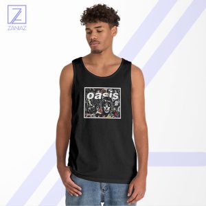 Oasis Band Collage Tank Top - English Music