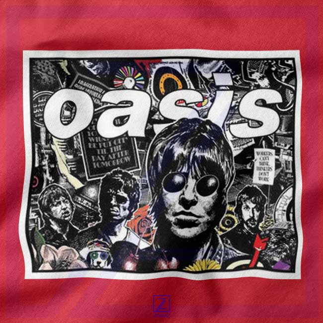 Oasis Band Collage closeup Tank Top - English Music