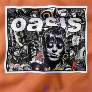 Oasis Band Collage closeup Tshirt - English Music