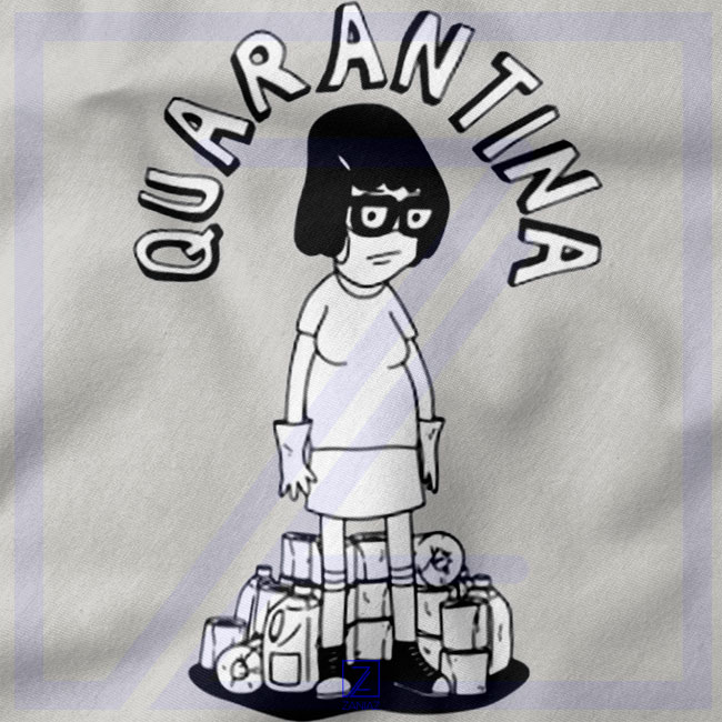 QuaranTINA closeup Tshirt - Bobs Burgers Animated Sitcom
