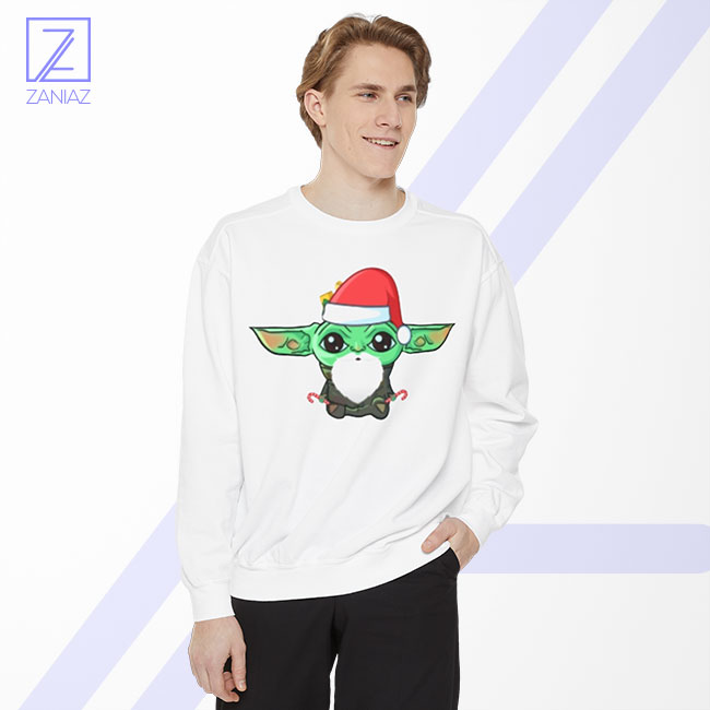 Santa Baby Yoda Sweatshirt - Christmas Mandalorian