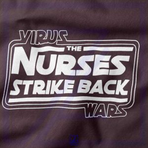 Virus The Nurses Strike Back Wars closeup Hoodie - Global Pandemic