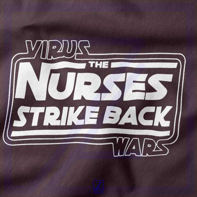 Virus The Nurses Strike Back Wars closeup Hoodie - Global Pandemic