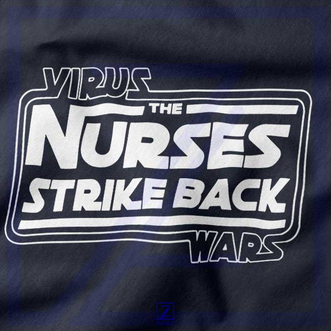 Virus The Nurses Strike Back Wars closeup Sweatshirt - Global Pandemic