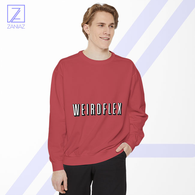 Weird Flex Meme Sweatshirt - Logo Parody
