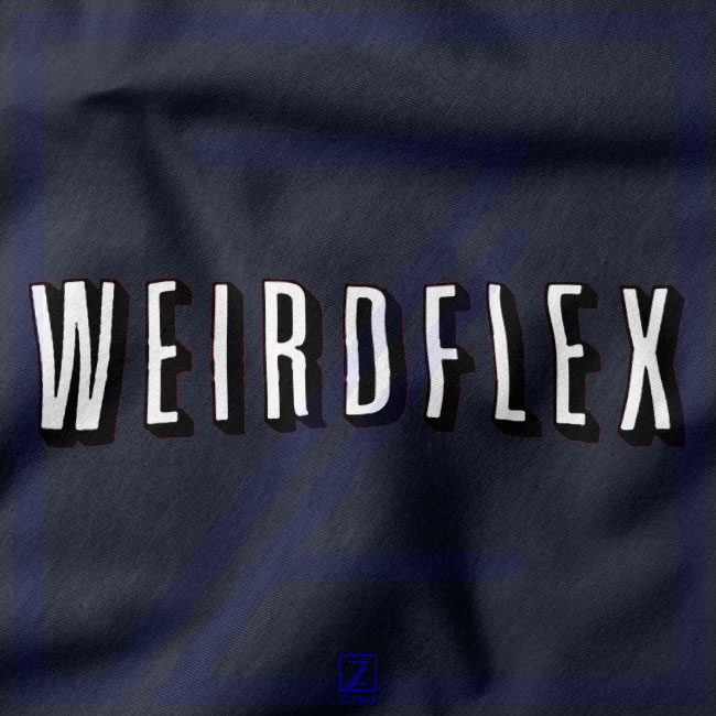 Weird Flex Meme closeup Sweatshirt - Logo Parody