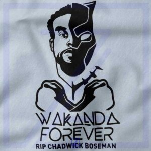 Chadwick Wakanda Forever closeup Hoodie - RIP Black Panther