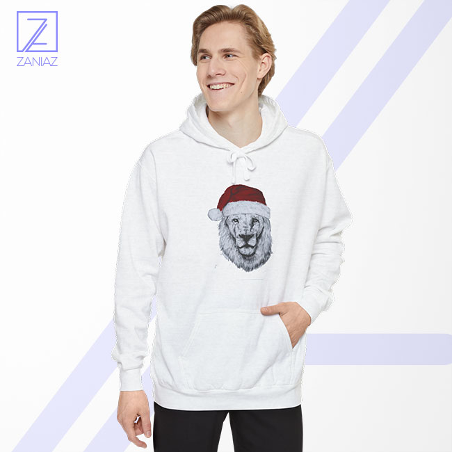 Buy Father Christmas Lion Hoodie - Best 4 Animal Santa