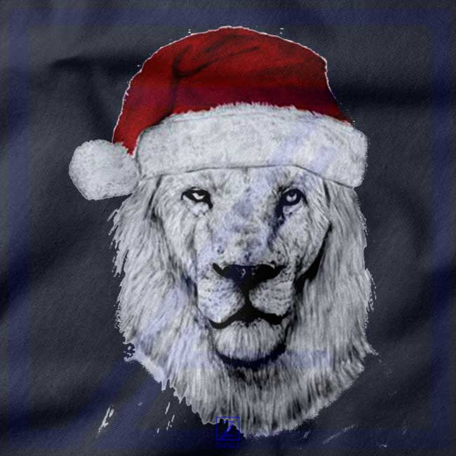 Buy Father Christmas Lion closeup Hoodie - Best 4 Animal Santa