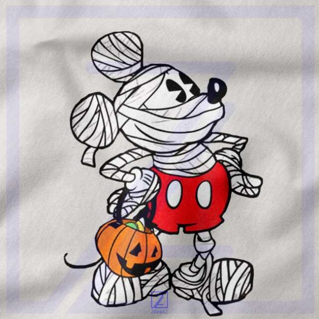 Mickey Mouse Mummy Trick or Treat Spooky Tee