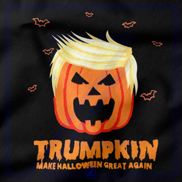 Trumpkin Funny Donald Trump Pumpkin Halloween Meme Shirt