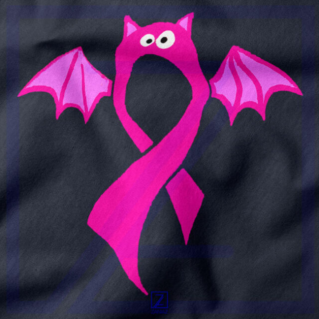 Breast Cancer Awareness Pink Ribbon Graphic Tee