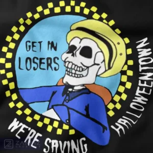 Get In Losers Skeleton Driving Funny Meme Shirt