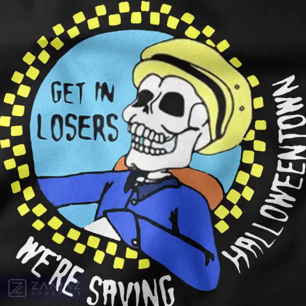Get In Losers Skeleton Driving Funny Meme Shirt
