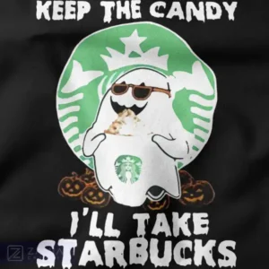 Cute Ghost Keep The Candy Meme Graphic Tee