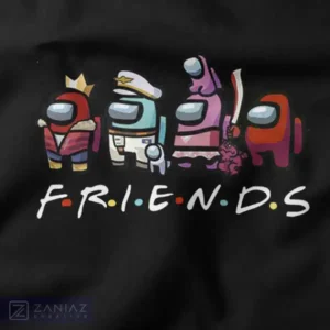 Funny Among Us Friends Gamer Graphic Merch
