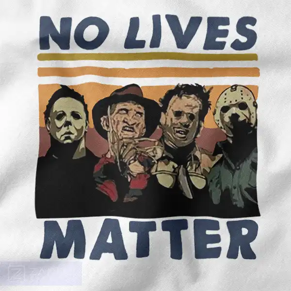 Horror No Lives Matter Graphic Merch