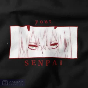 Your Senpai Zero Two Anime Waifu Graphic Merch