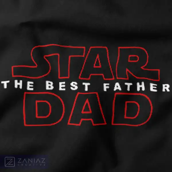 Funny Star Dad Graphic Apparel