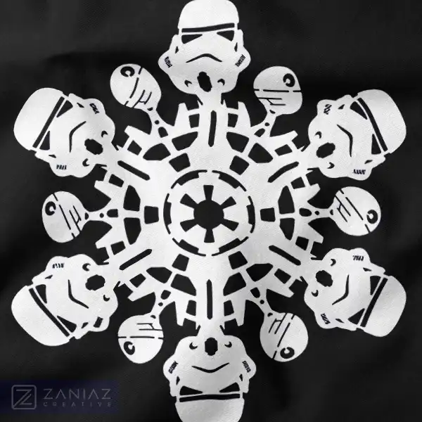 Stormtrooper Snowflake Holiday Shirt