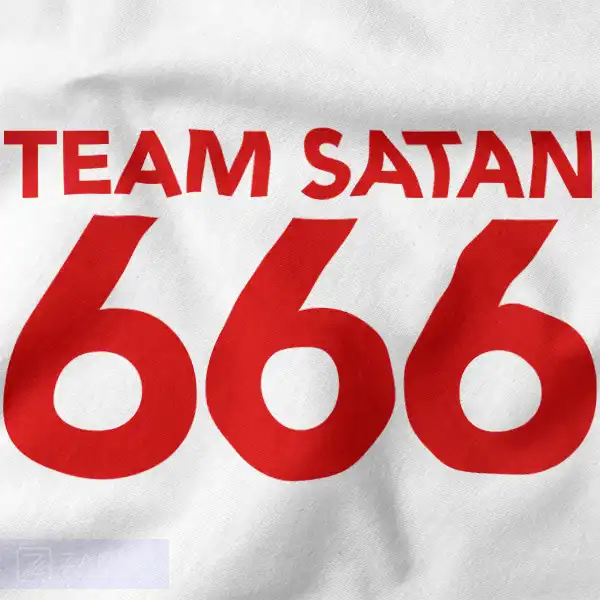 Team Satan 666 Occult Parody Graphic Tee