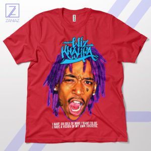 Wiz Khalifa Inspired I Have An Idea Red Quote